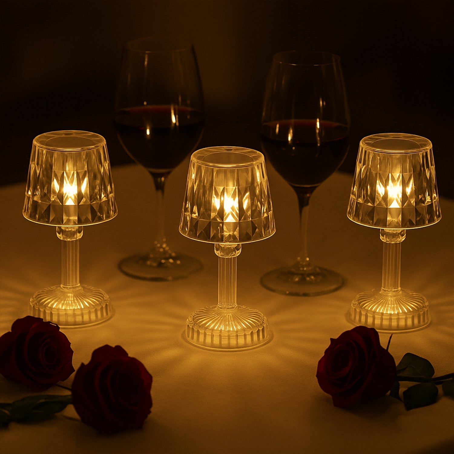 Battery Operated Decorative LED Mini Table Lamp (3 Pc / Set) Battery Operated Decorative LED Mini Table Lamp (3 Pc / Set)